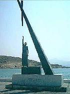 Pythagoras-Statue auf Samos